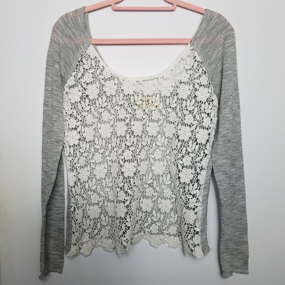 Free People Tops - Free People Lace Front Top